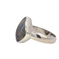 One Sterling Silver Boulder Opal ring - Masterpiece Jewellery Opal & Gems Sydney Australia | Online Shop