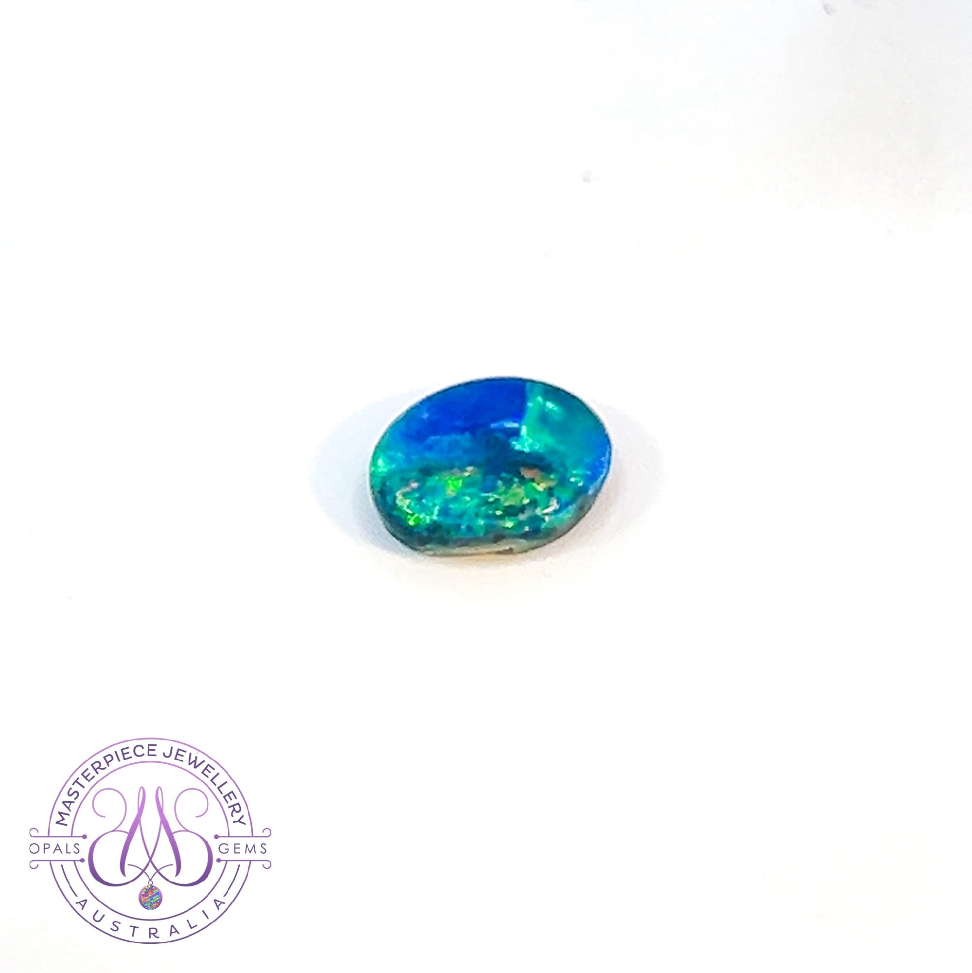 Oval Black Opal 1.04ct