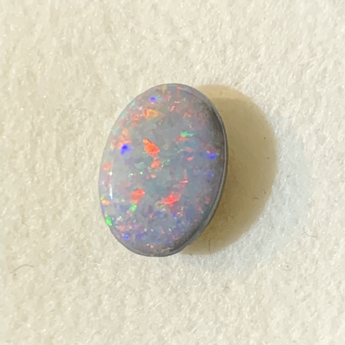 Loose Black Opal 1.23ct Oval
