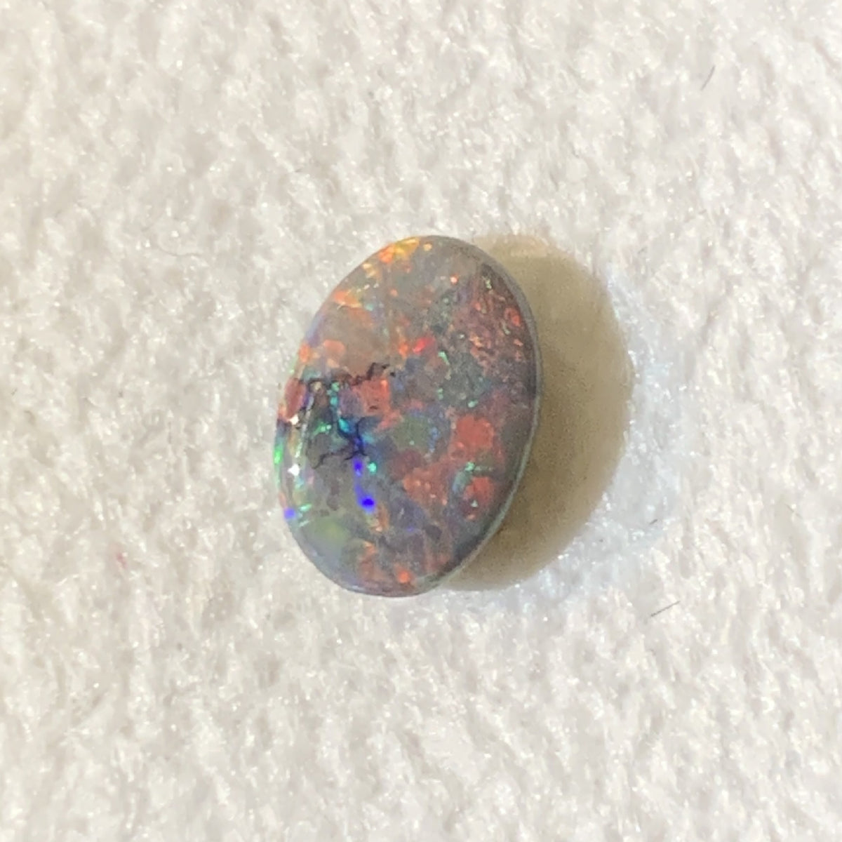 Oval Black Opal 0.63ct