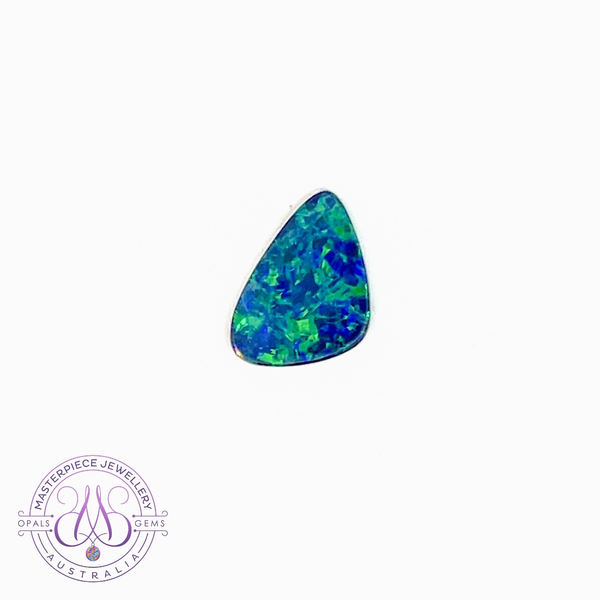 Blue Green Opal doublet 5.03ct