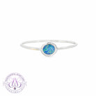 Sterling Silver Opal doublet 11x9mm Bangle