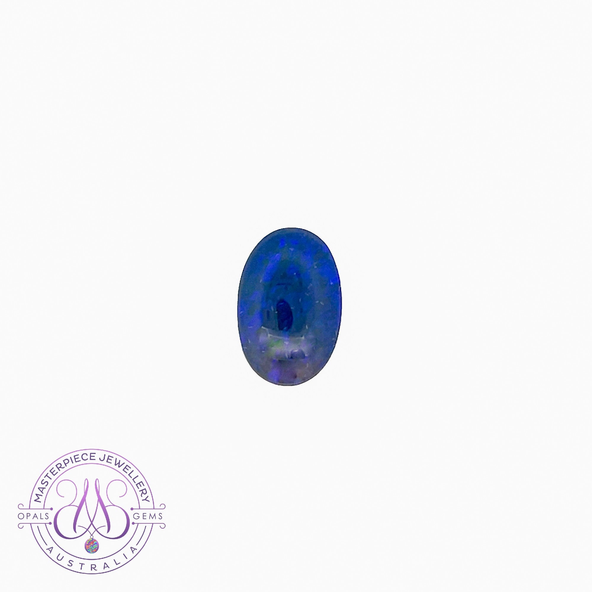Black Opal 7.57ct Oval Blue colour