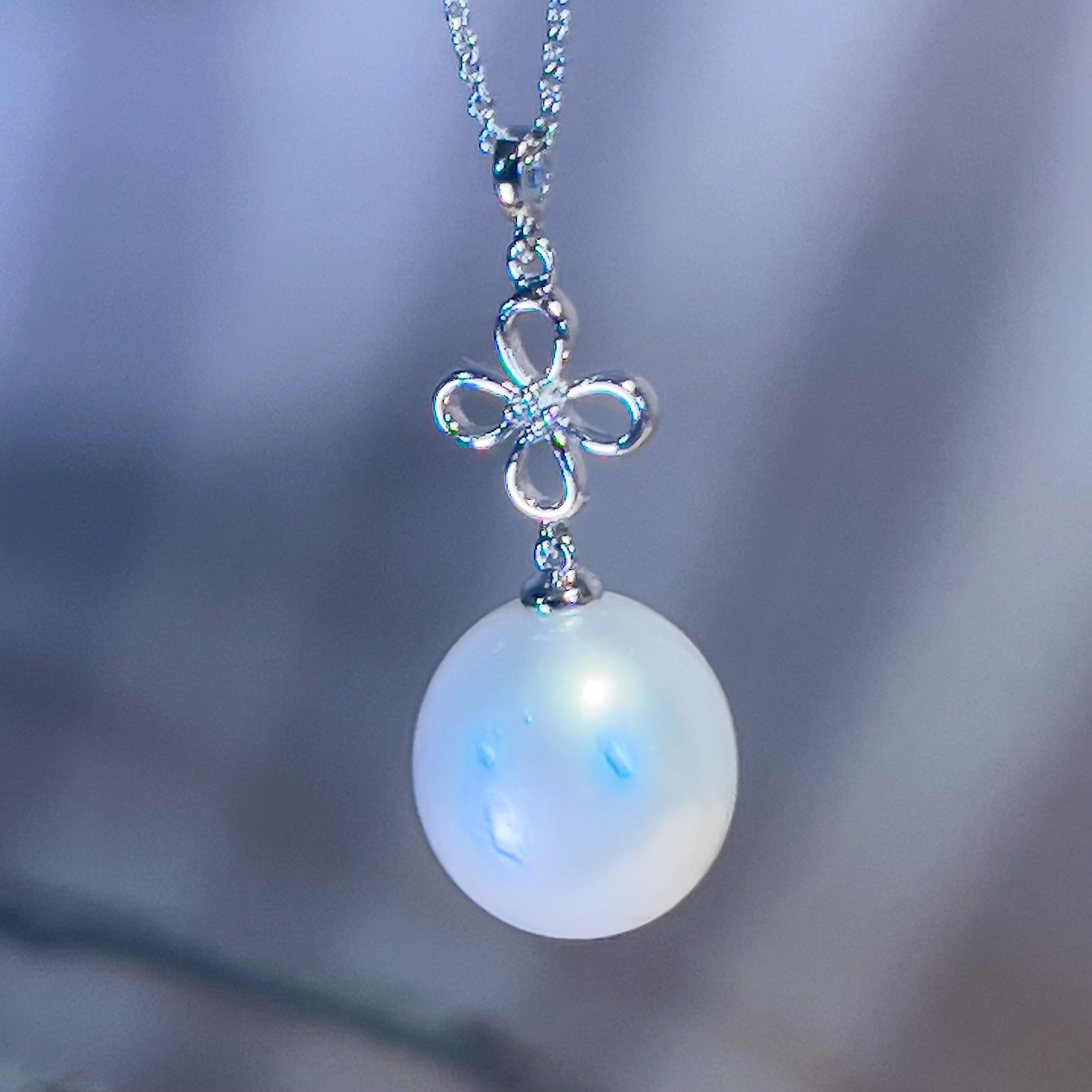 Sterling Silver South Sea 11mm Pearl pendant - Masterpiece Jewellery Opal & Gems Sydney Australia | Online Shop