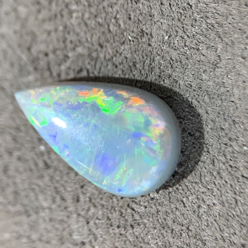 Pear shape Black Opal 1.65ct - Masterpiece Jewellery Opal & Gems Sydney Australia | Online Shop