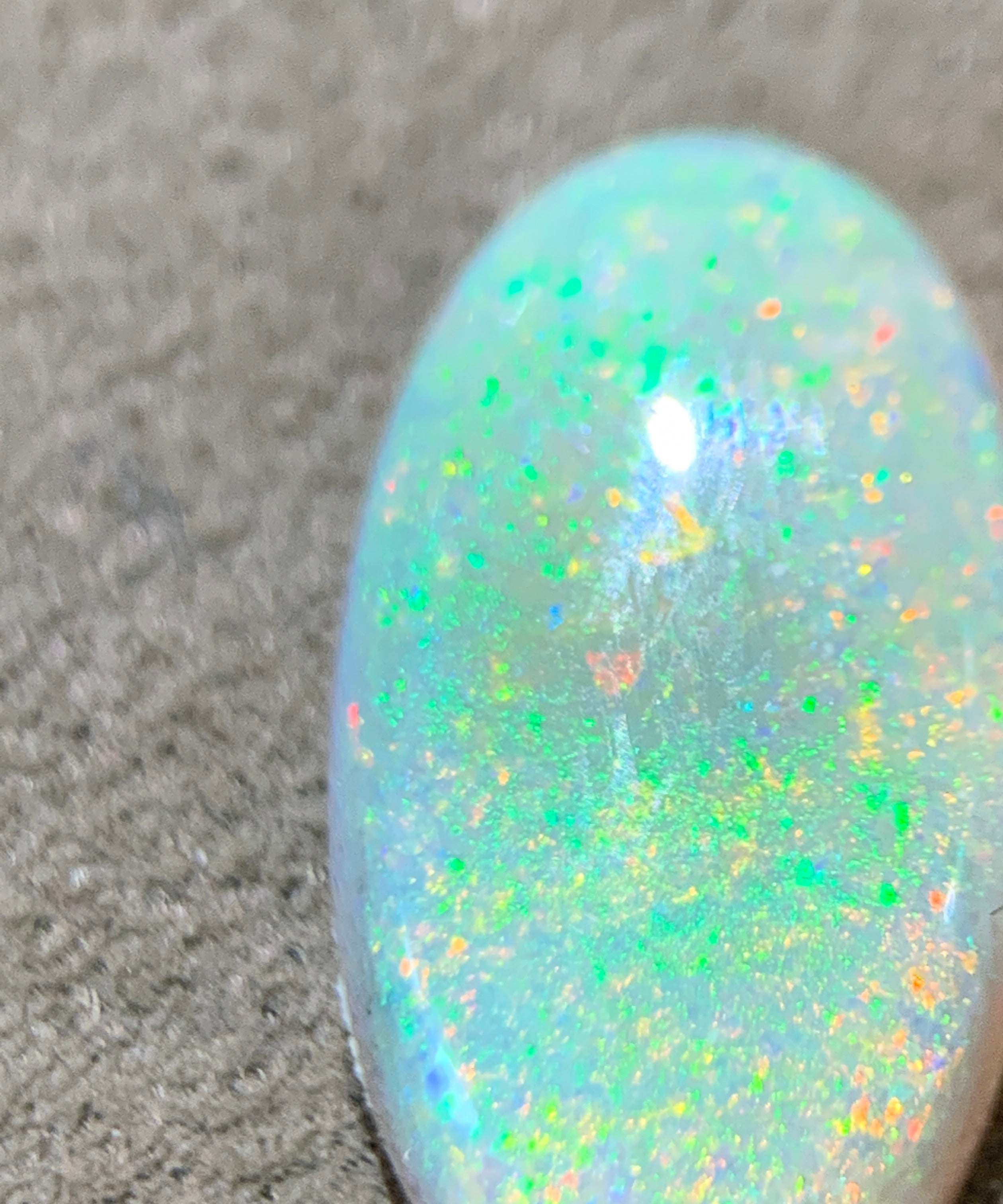 4.3ct Dark Opal Oval shape - Masterpiece Jewellery Opal & Gems Sydney Australia | Online Shop