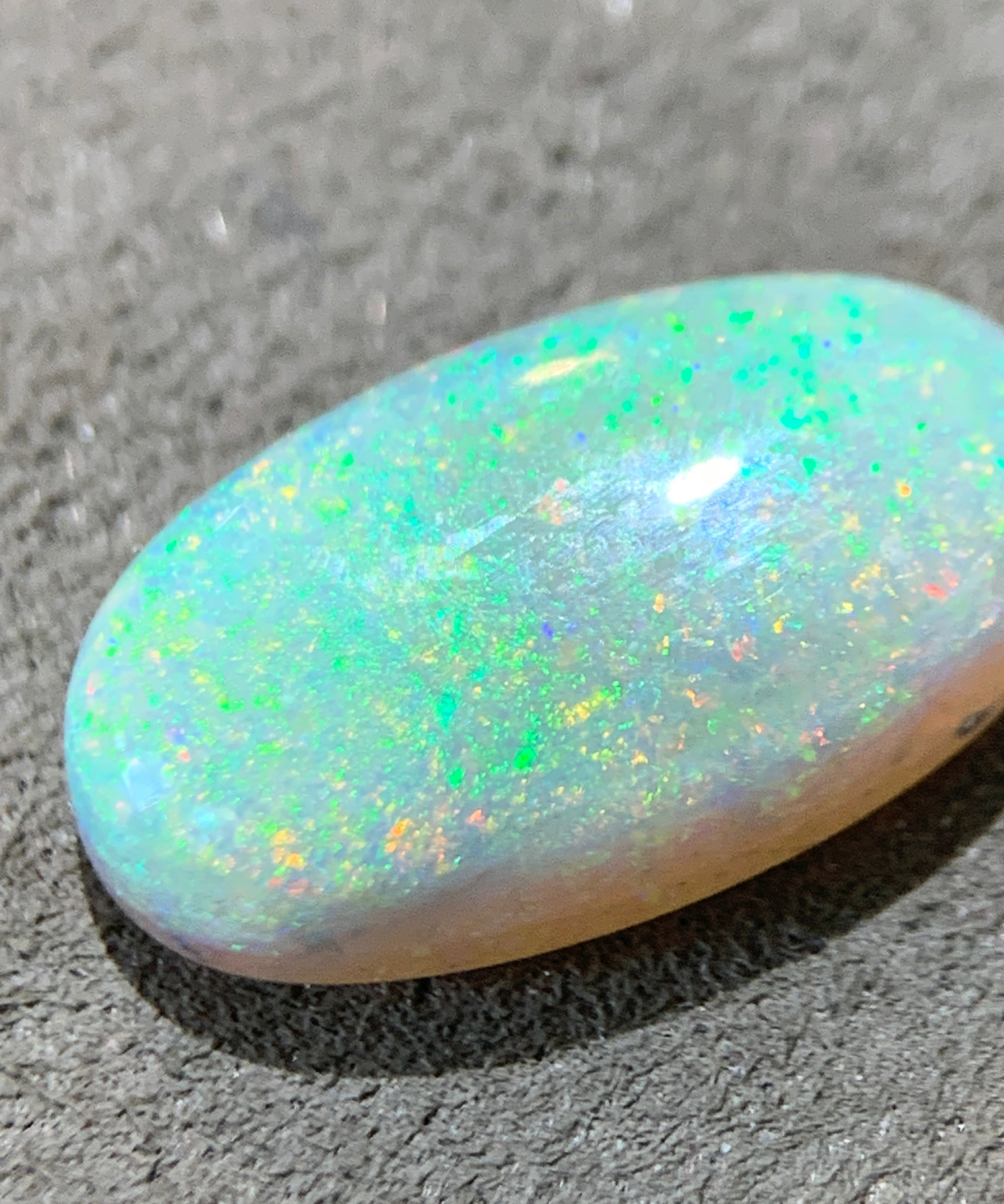 4.3ct Dark Opal Oval shape - Masterpiece Jewellery Opal & Gems Sydney Australia | Online Shop