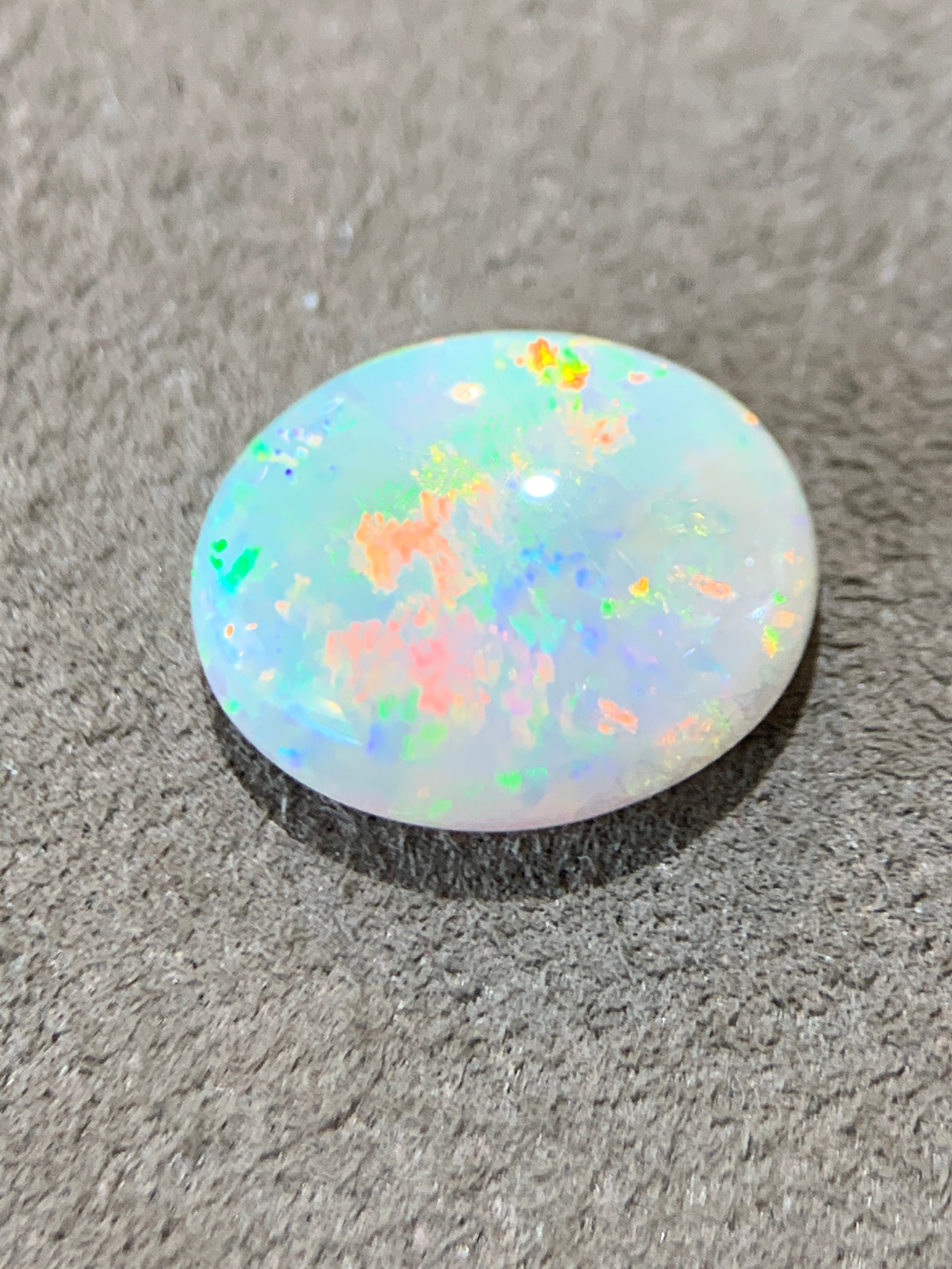 Oval Crystal Fire Opal 2.57ct - Masterpiece Jewellery Opal & Gems Sydney Australia | Online Shop