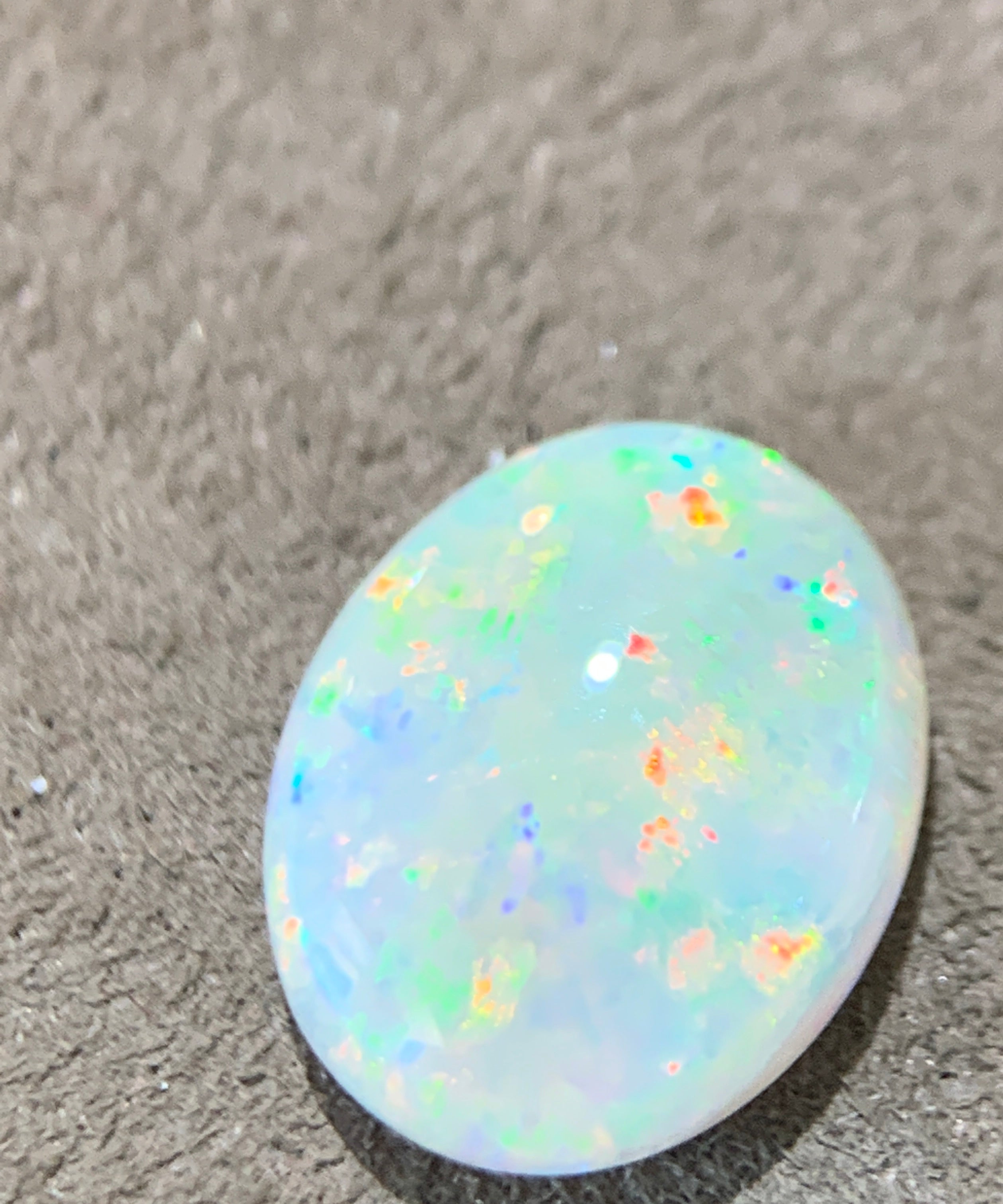 Oval Crystal Fire Opal 2.57ct - Masterpiece Jewellery Opal & Gems Sydney Australia | Online Shop