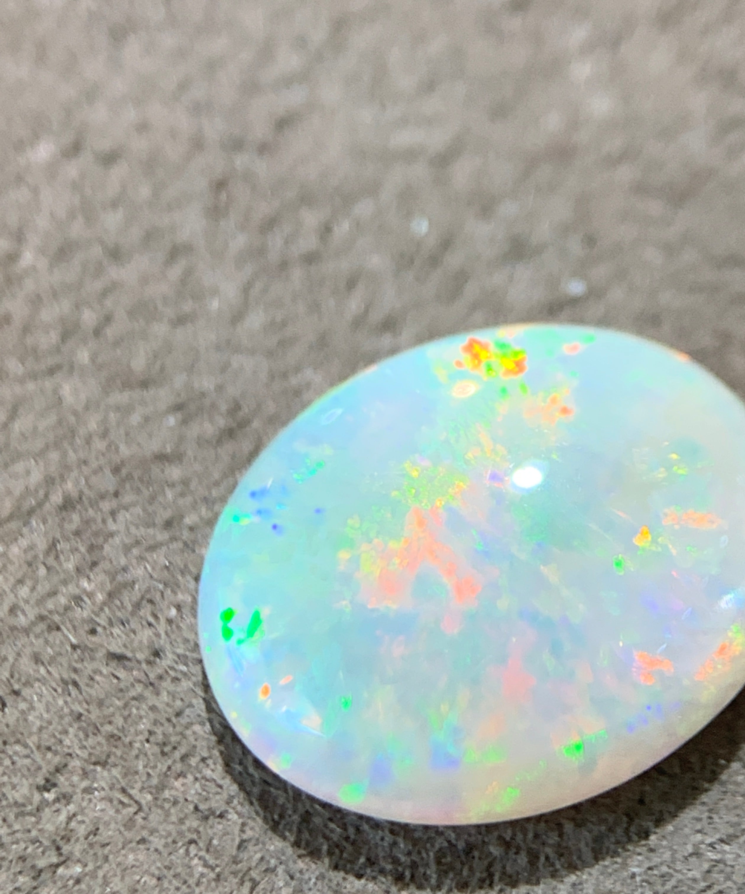Oval Crystal Fire Opal 2.57ct - Masterpiece Jewellery Opal & Gems Sydney Australia | Online Shop