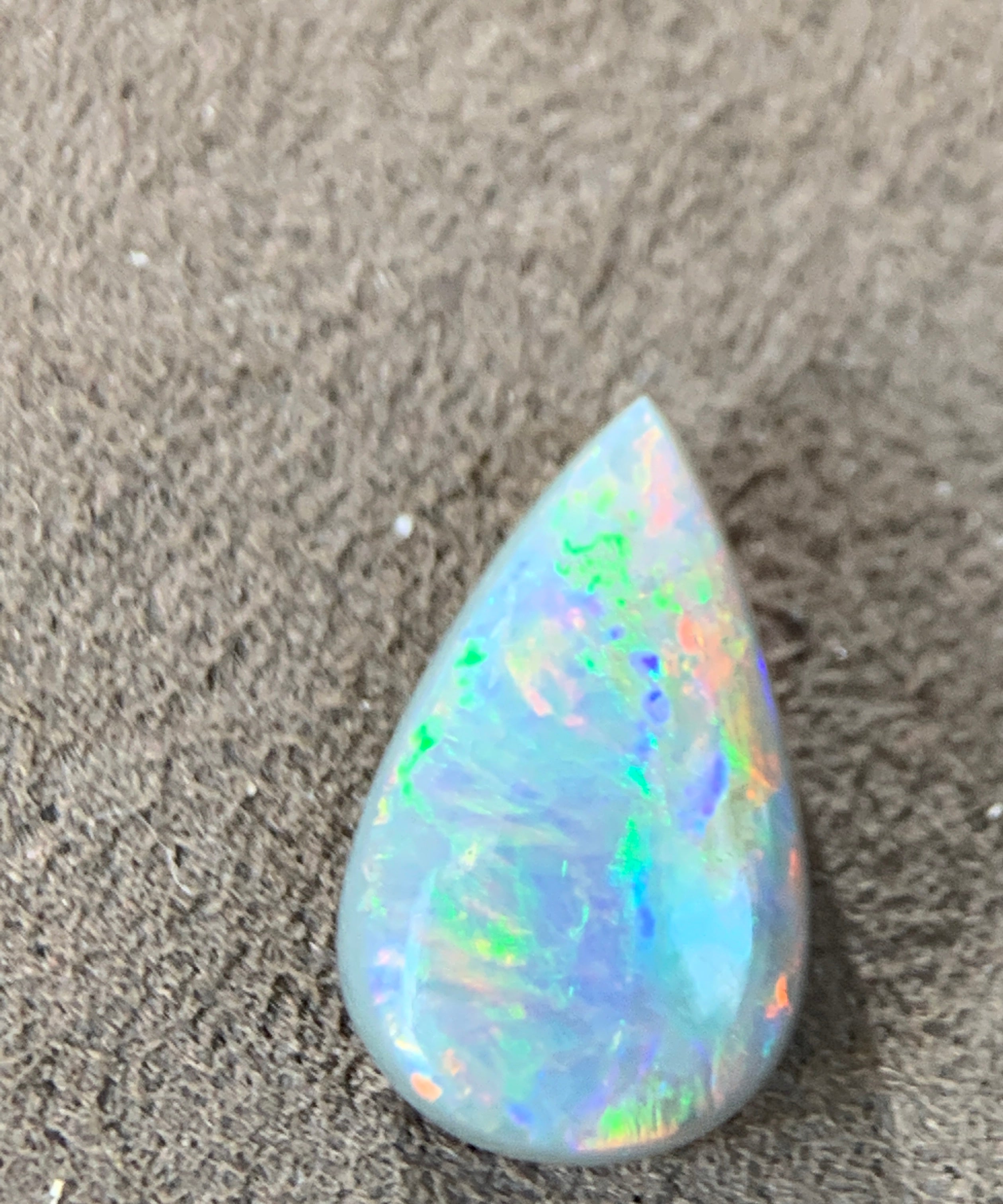 Pear shape Black Opal 1.65ct - Masterpiece Jewellery Opal & Gems Sydney Australia | Online Shop