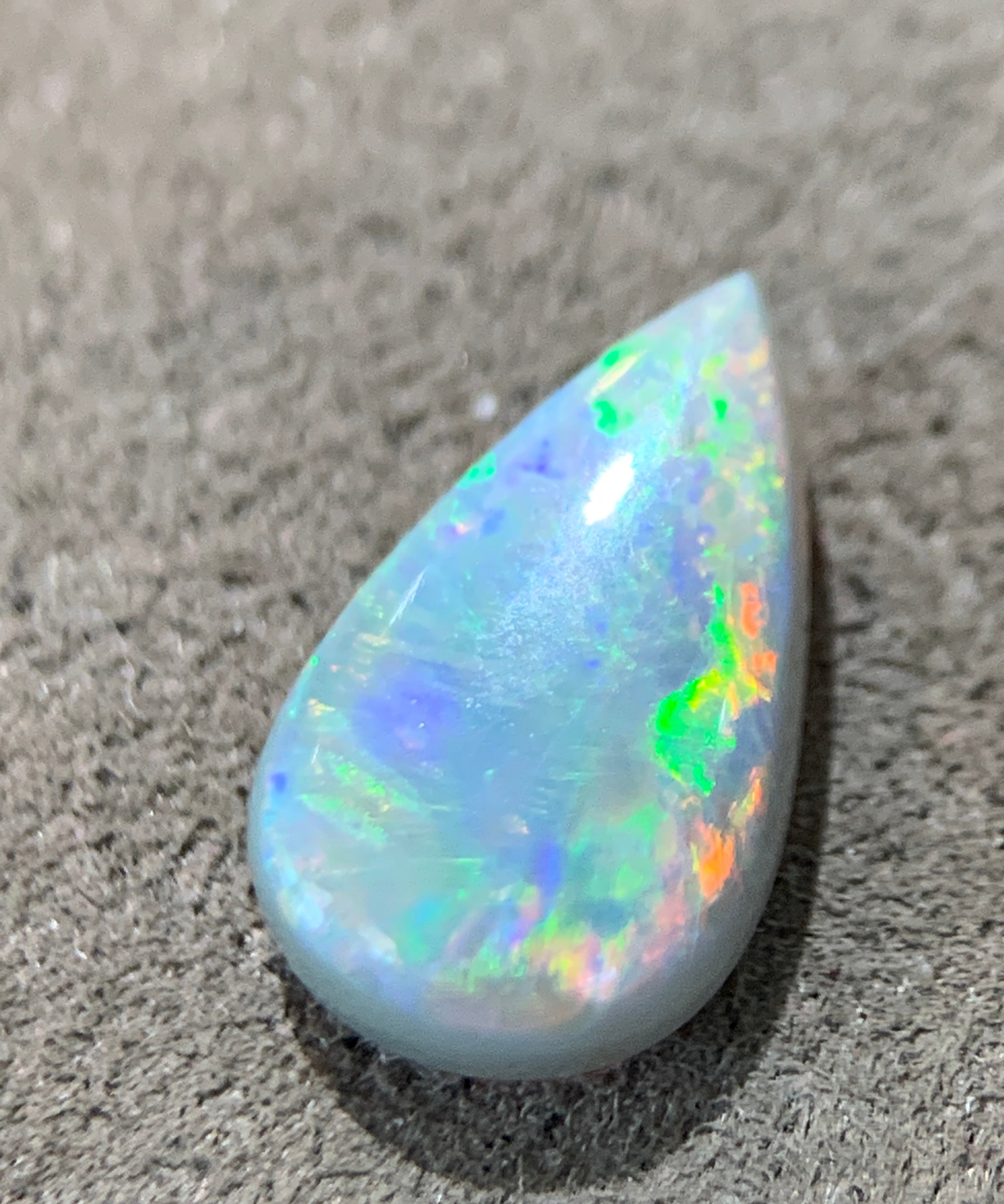 Pear shape Black Opal 1.65ct - Masterpiece Jewellery Opal & Gems Sydney Australia | Online Shop