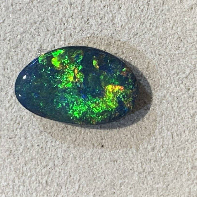 Black Opal 1.52ct - Masterpiece Jewellery Opal & Gems Sydney Australia | Online Shop