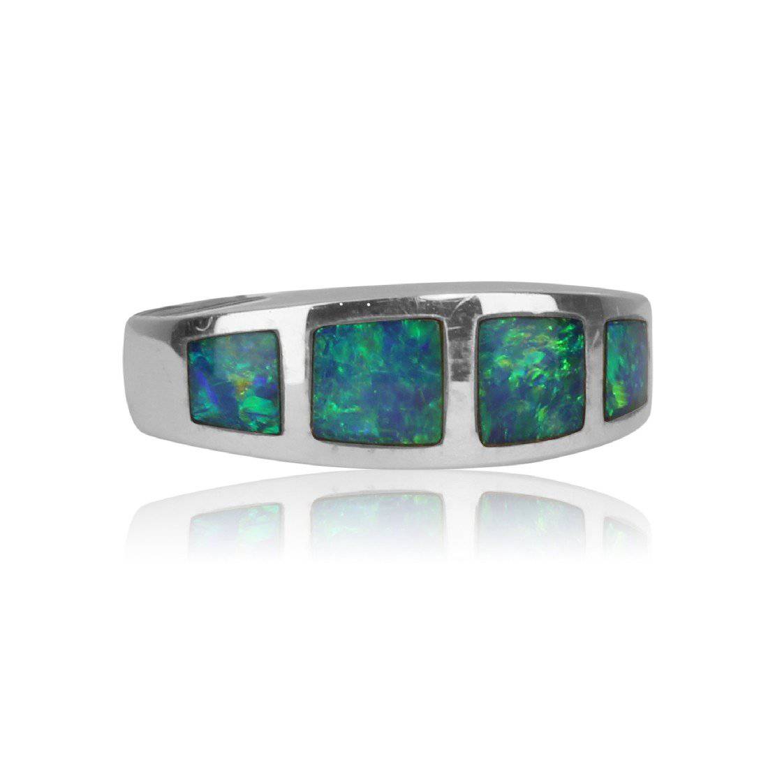 Masterpiece Jewellery - Opal Inlay Ring - 14kt