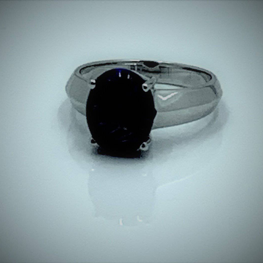 Sterling Silver Black Opal ring - Masterpiece Jewellery Opal & Gems Sydney Australia | Online Shop