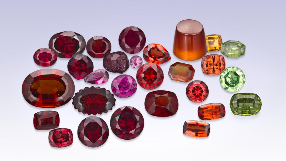 Garnet - the January Birthstone - more than just Red!