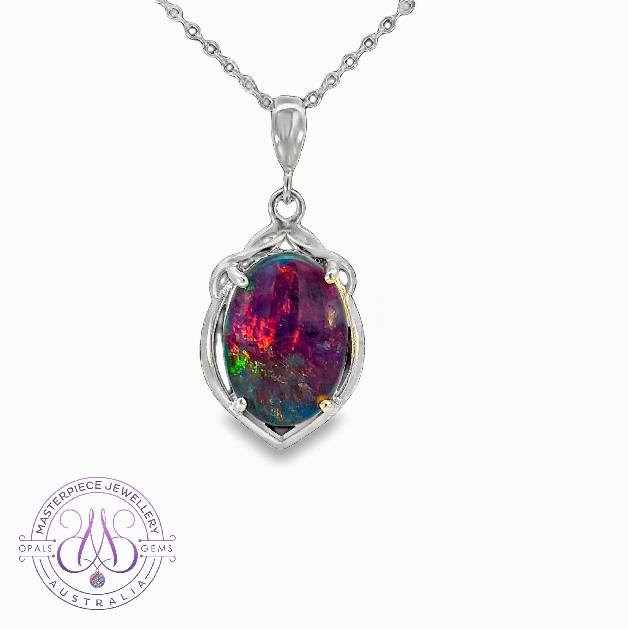 Sterling Silver Opal pendant 