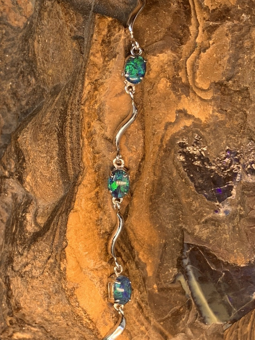 SS 7x5 T/O brac - Masterpiece Jewellery Opal & Gems Sydney Australia | Online Shop