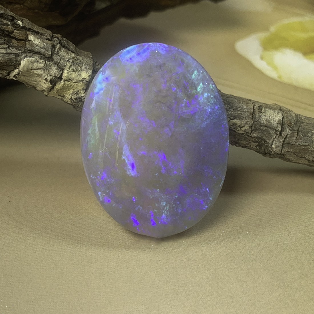 Black Opal Blue Light body tone 45ct - Masterpiece Jewellery Opal & Gems Sydney Australia | Online Shop
