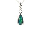 Sterling Silver Opal triplet pearshape 30x9.5mm pendant - Masterpiece Jewellery Opal & Gems Sydney Australia | Online Shop