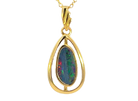 Gold plated silver Opal doublet pendant - Masterpiece Jewellery Opal & Gems Sydney Australia | Online Shop