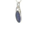 Sterling Silver Opal doublet 12.5x6.7mm pendant - Masterpiece Jewellery Opal & Gems Sydney Australia | Online Shop