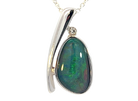 Sterling Silver Opal triplet 24.4x13mm pendant - Masterpiece Jewellery Opal & Gems Sydney Australia | Online Shop