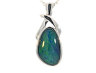 Sterling Silver Opal triplet 26.5x10.8mm pendant - Masterpiece Jewellery Opal & Gems Sydney Australia | Online Shop