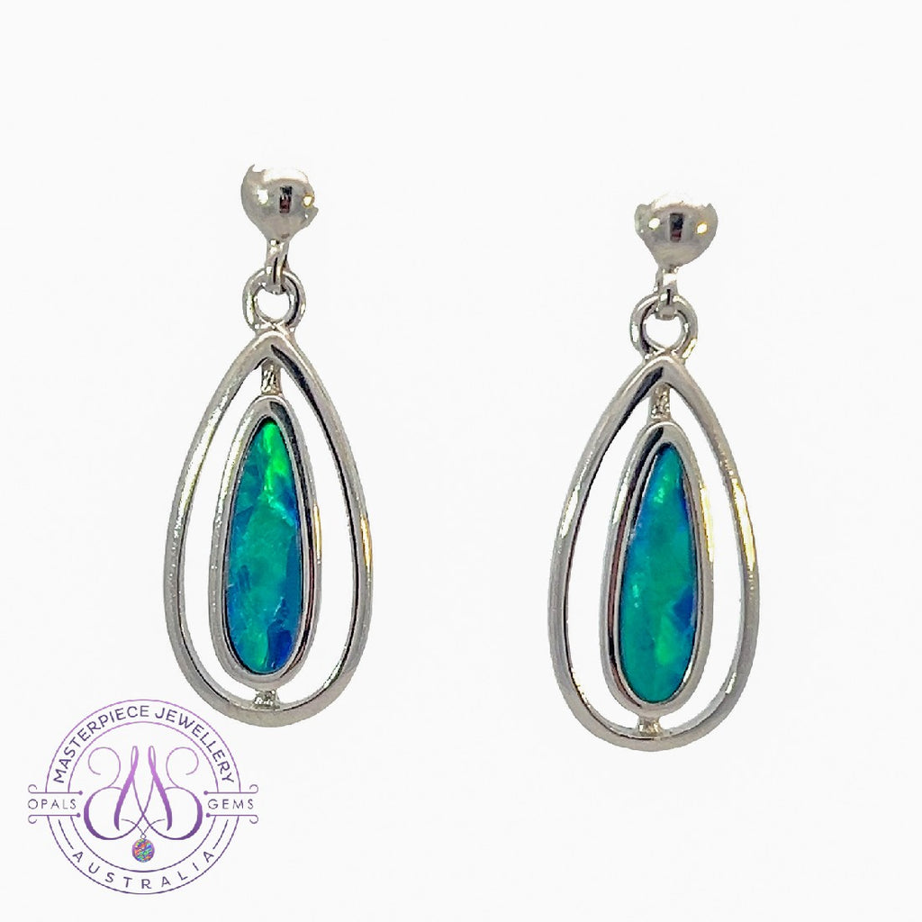 H samuel on sale opal earrings