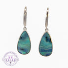 Pair of sterling silver Boulder Opal 12.36ct dangling earrings - Masterpiece Jewellery Opal & Gems Sydney Australia | Online Shop