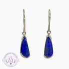 Sterling Silver Boulder Opal blue earrings - Masterpiece Jewellery Opal & Gems Sydney Australia | Online Shop