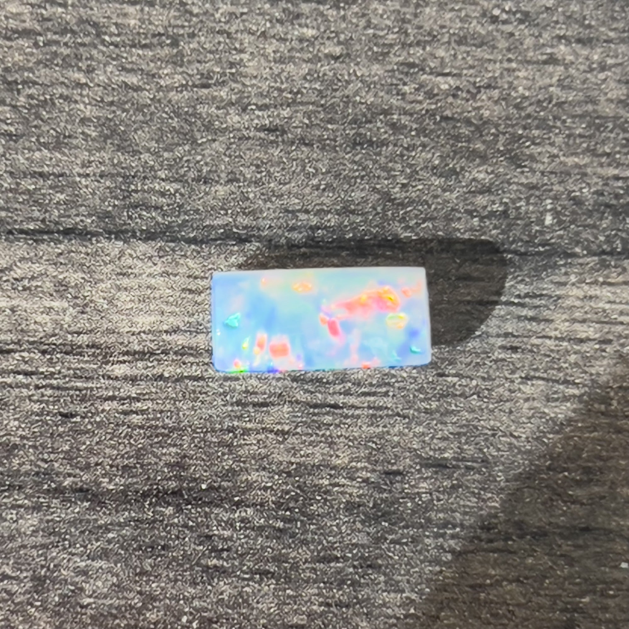 loose rectangular Crystal Opal 2.16ct