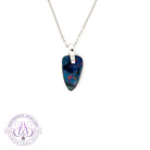 Sterling Silver Opal drop style pendant