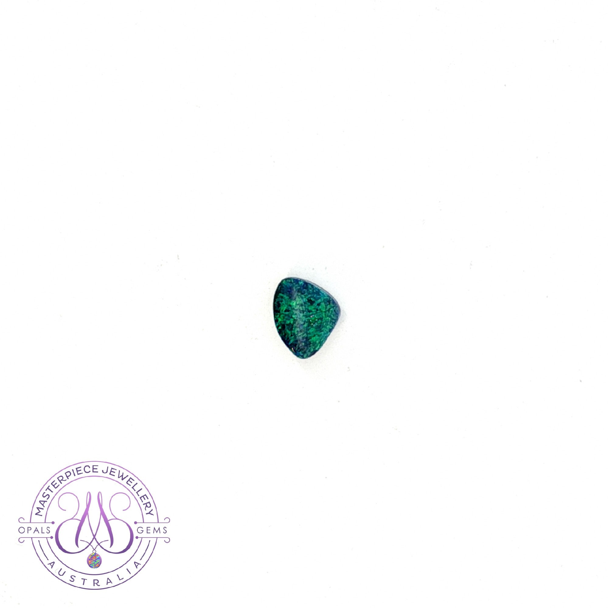Loose Black Opal triangle shape 1.1ct