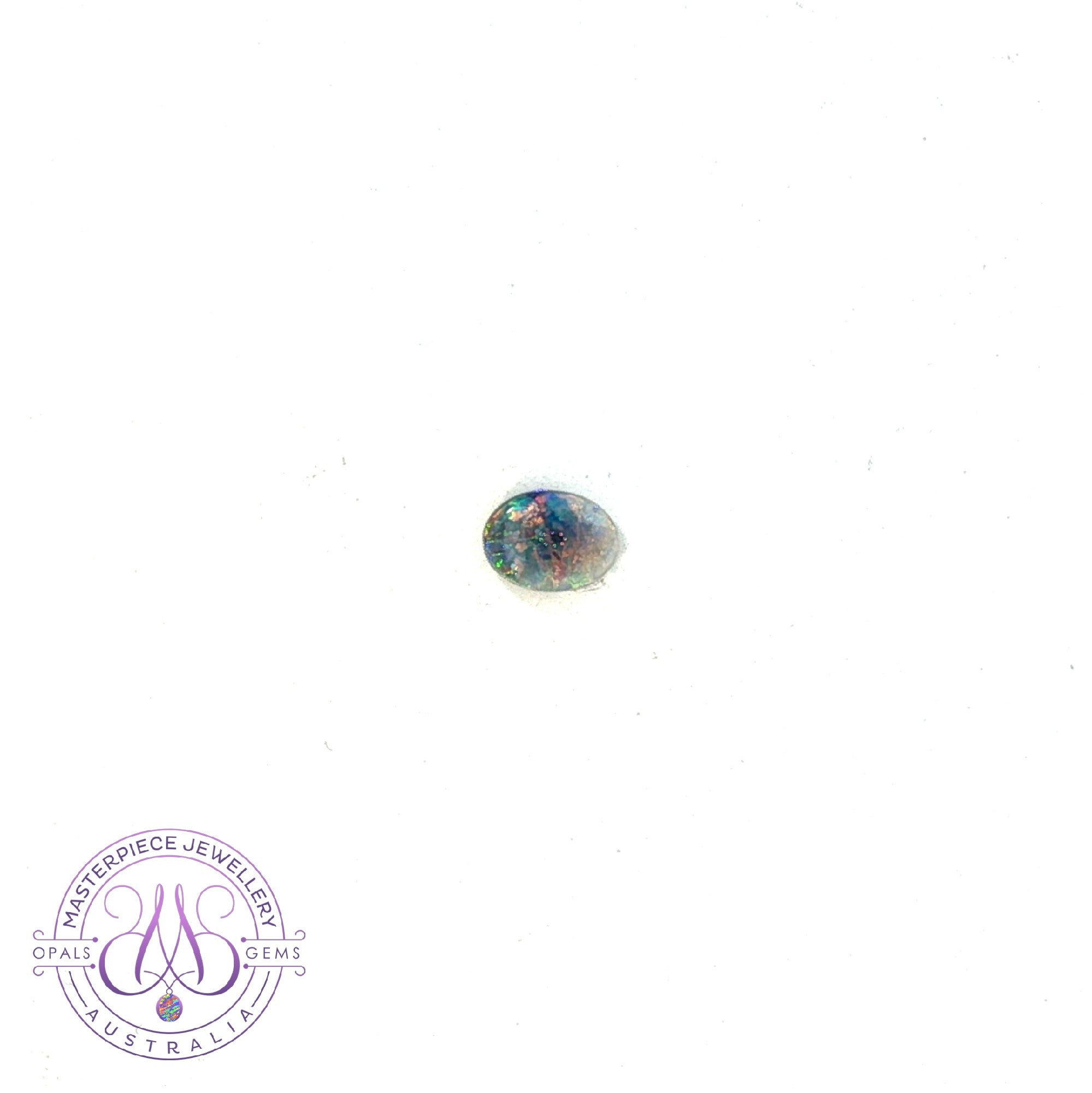 Black Opal 0.55ct oval