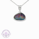Sterling Silver Opal triplet 13x17mm pendant