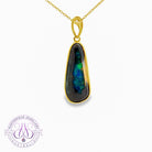 Gold Plated Silver Boulder Opal 13.65ct pendant