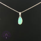 Sterling Silver Crystal Opal 0.8ct pendant