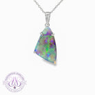 Sterling Silver Black Opal 5.81ct pendant