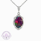Sterling Silver Opal triplet 14x10mm Pendant