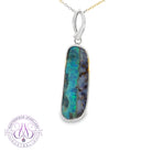 Sterling Silver boulder Opal 12.15ct bezel set pendant