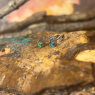 Sterling silver 3mm Opal triplet studs - Masterpiece Jewellery Opal & Gems Sydney Australia | Online Shop