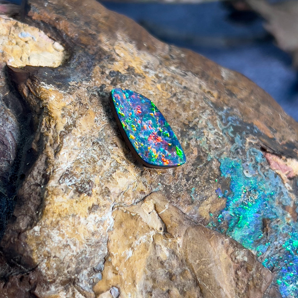 Freeform Australian Opal doublet 3.61ct - Masterpiece Jewellery Opal & Gems Sydney Australia | Online Shop