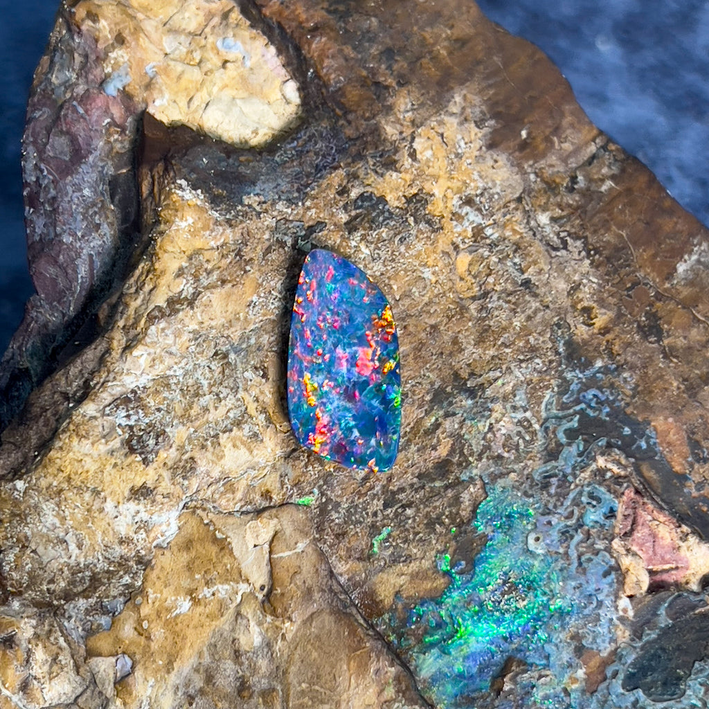 Freeform Australian Opal doublet 3.61ct - Masterpiece Jewellery Opal & Gems Sydney Australia | Online Shop