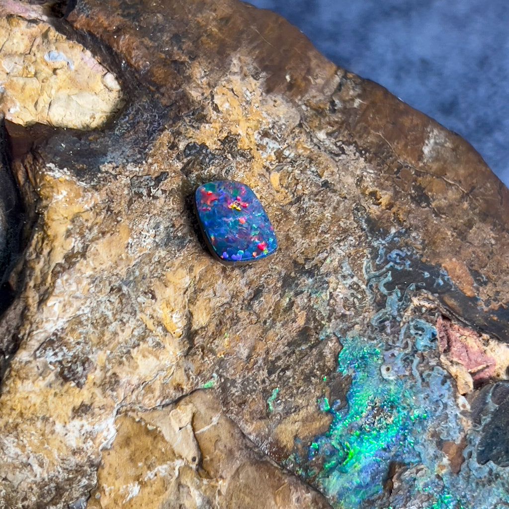 One freeform Australian Opal doublet loose 1.48ct - Masterpiece Jewellery Opal & Gems Sydney Australia | Online Shop