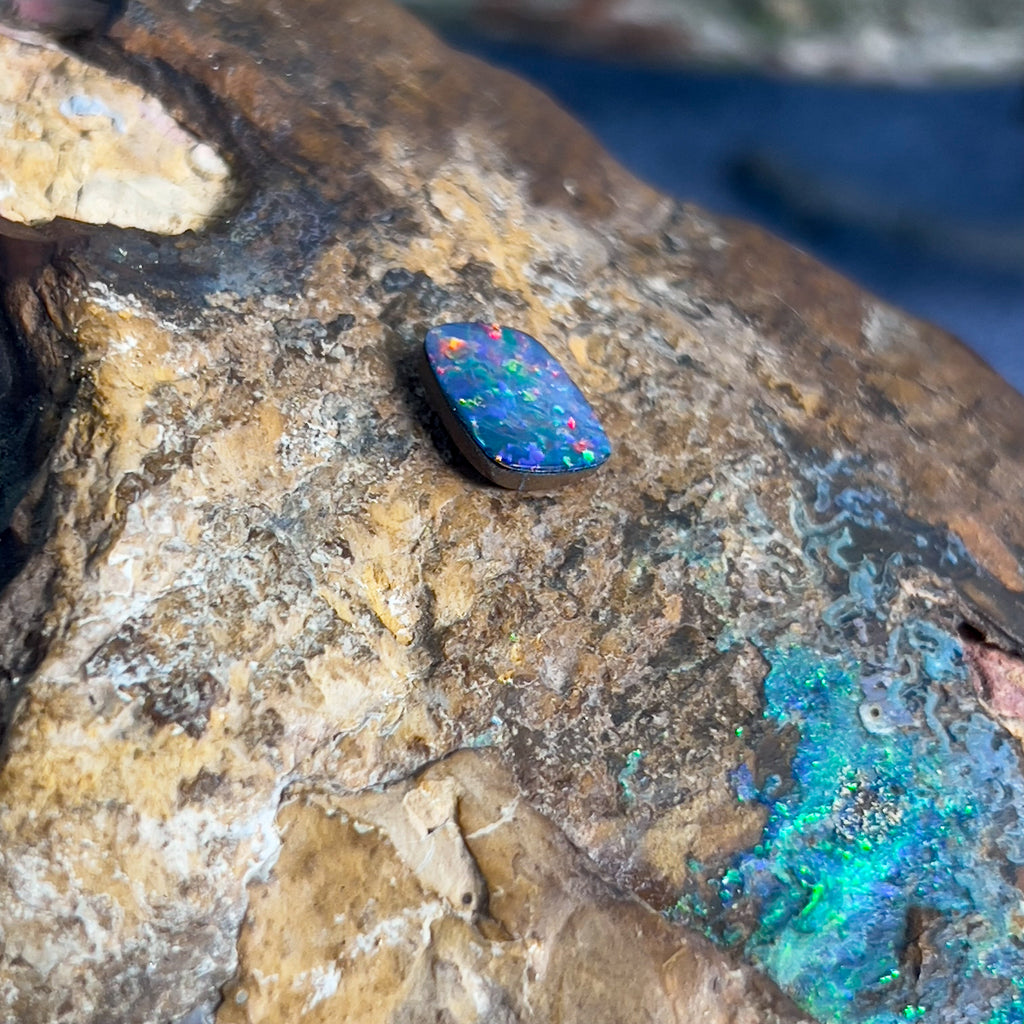 One freeform Australian Opal doublet loose 1.48ct - Masterpiece Jewellery Opal & Gems Sydney Australia | Online Shop