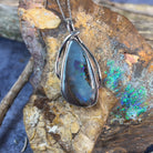 Sterling Silver Boulder Opal 35.86ct pendant - Masterpiece Jewellery Opal & Gems Sydney Australia | Online Shop