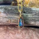 18kt Yellow Gold Boulder Opal 1.89ct pendant - Masterpiece Jewellery Opal & Gems Sydney Australia | Online Shop