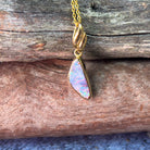 18kt Yellow Gold Boulder opal 1.1ct pendant - Masterpiece Jewellery Opal & Gems Sydney Australia | Online Shop