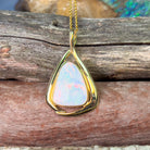 18kt Yellow Gold White Opal 4.5ct pendant - Masterpiece Jewellery Opal & Gems Sydney Australia | Online Shop